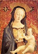 DOMENICO VENEZIANO Madonna and Child drre oil on canvas